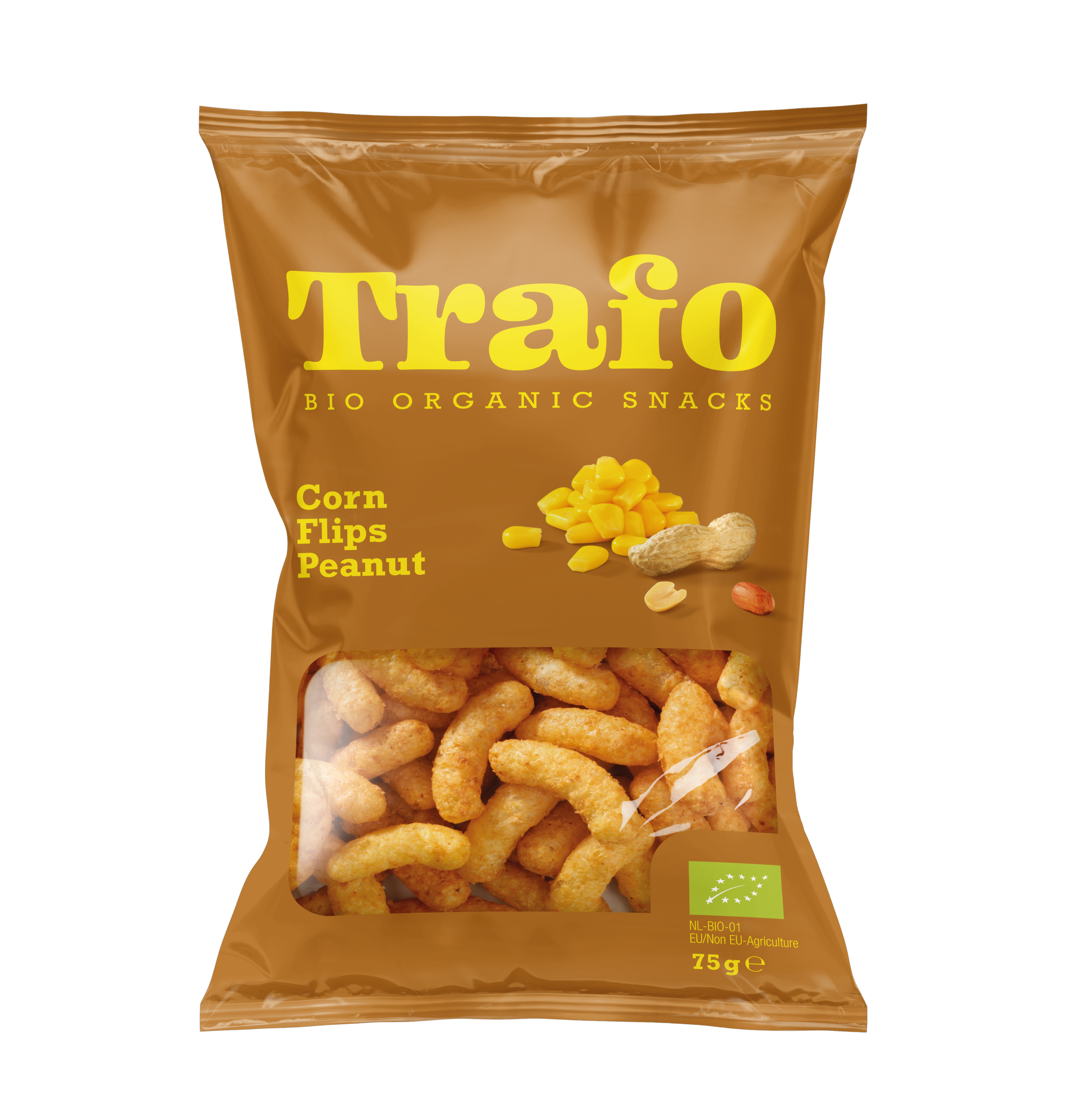 Maissi-maapähkinänaksut, 75 g