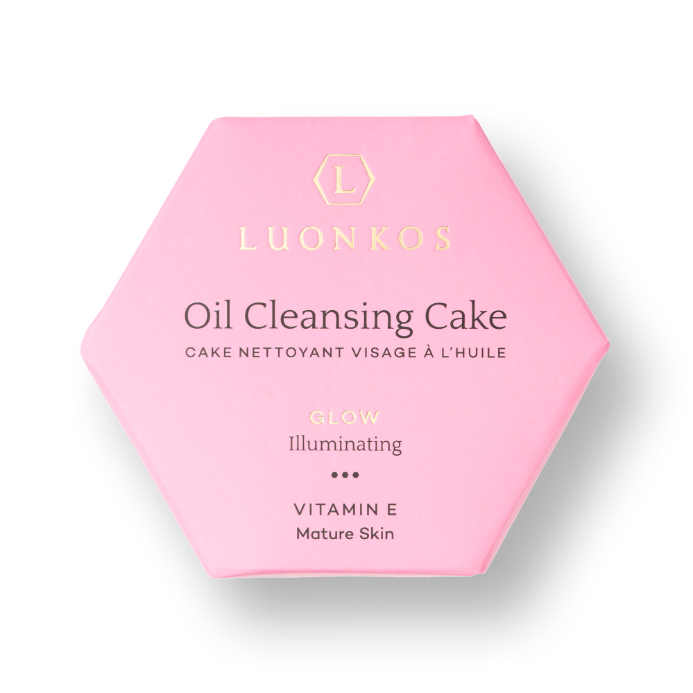 Glow facial oil cleansing cake, 55 g