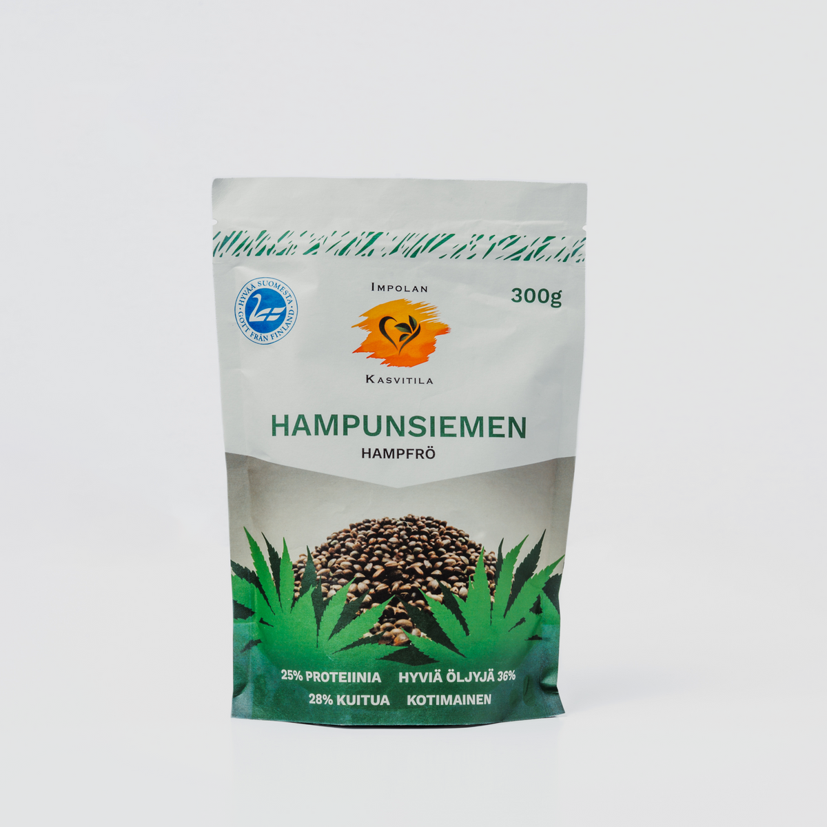 Hampunsiemen, kokonainen, 300 g