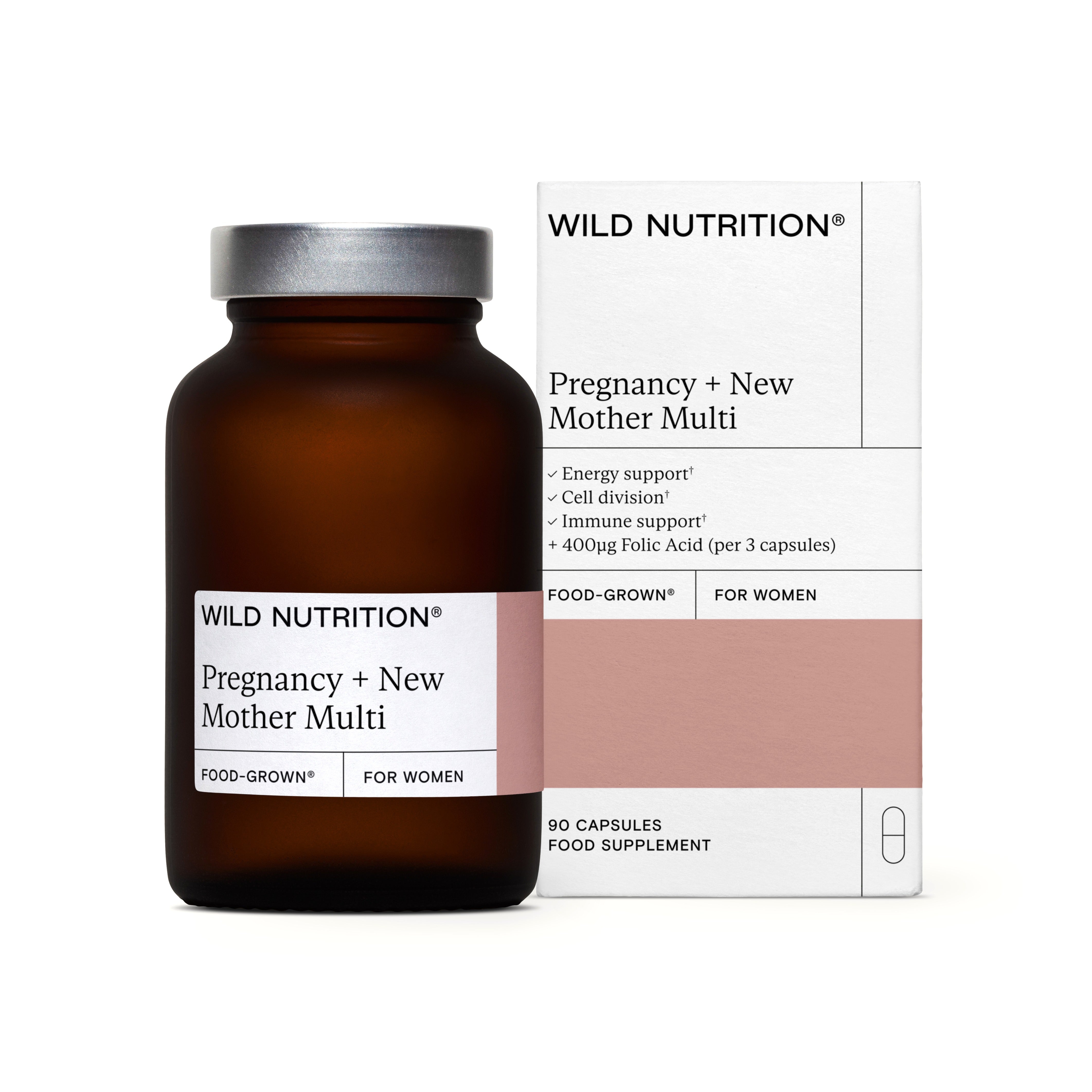 Pregnancy + New Mother Support monivitamiini raskausajalle, 90 Kaps