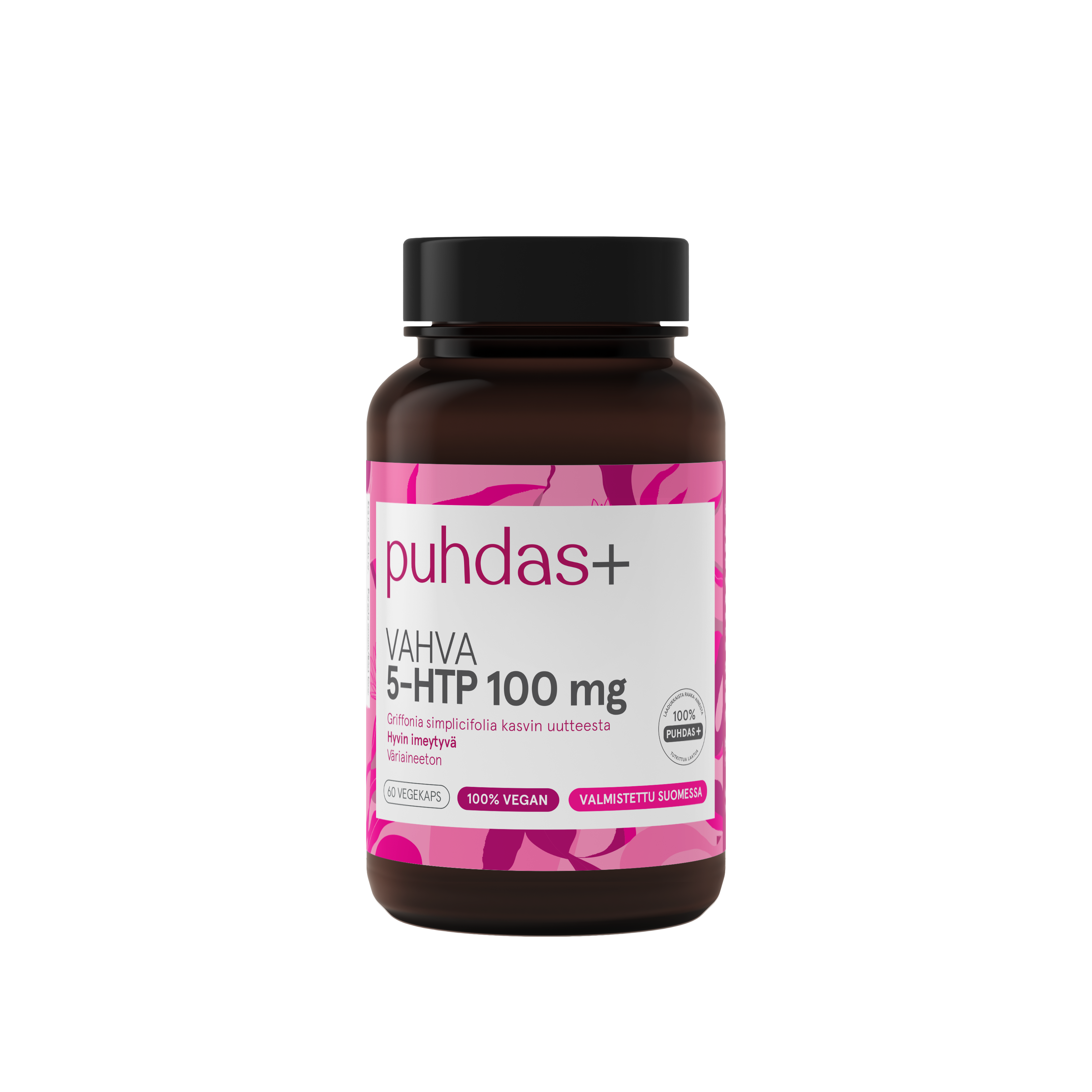 5-HTP+ 100 mg (5-hydroksitryptofaani (5HTP), 60 kaps