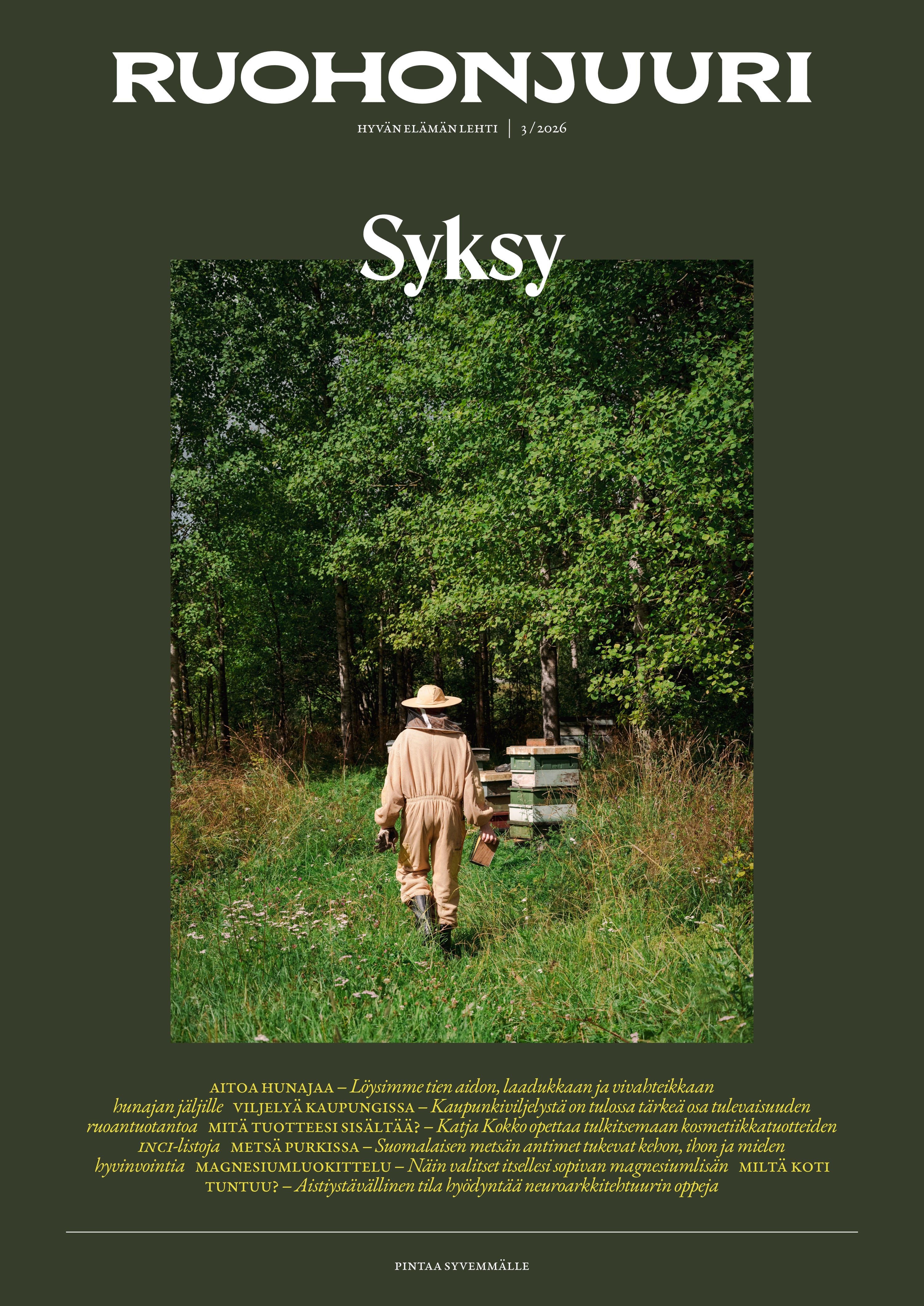 Ruohonjuuri-lehti 3/2026: Syksy