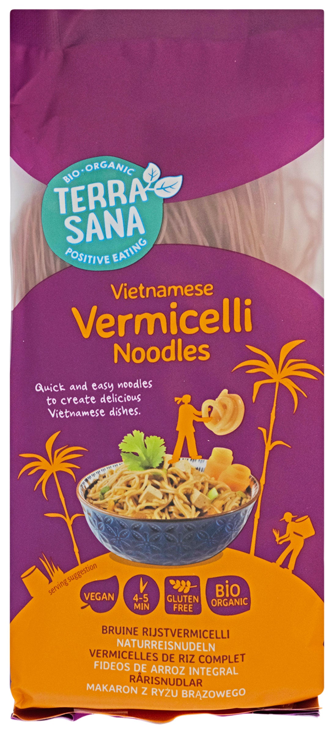 Terrasana luomulaatuinen Vermicelli-riisinuudeli