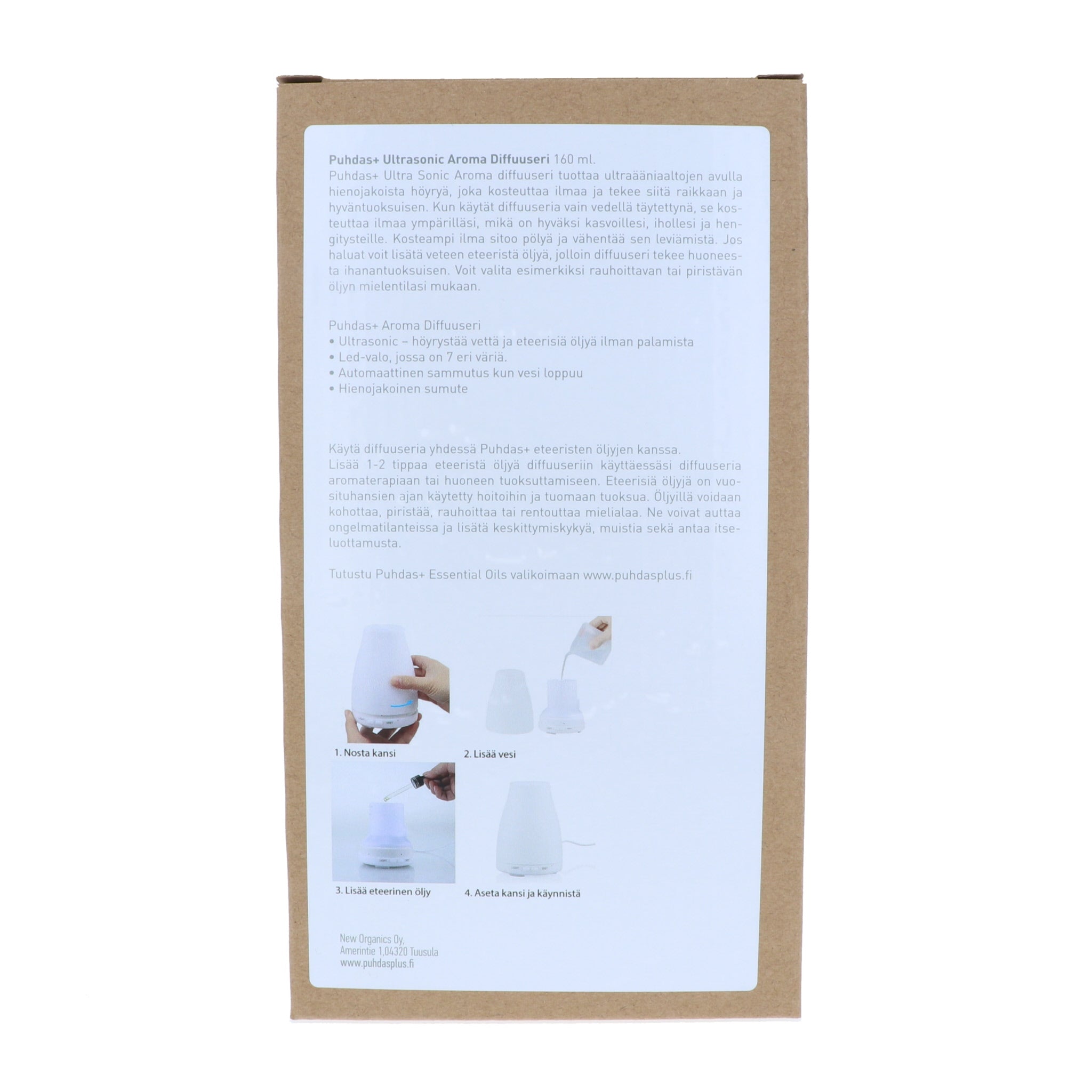 Puhdas+ Ultra Sonic Aroma diffuuseri