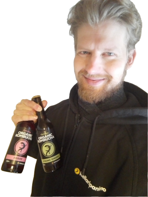 Kellaripanimon kombucha-juoma on virvoittava viettelys!