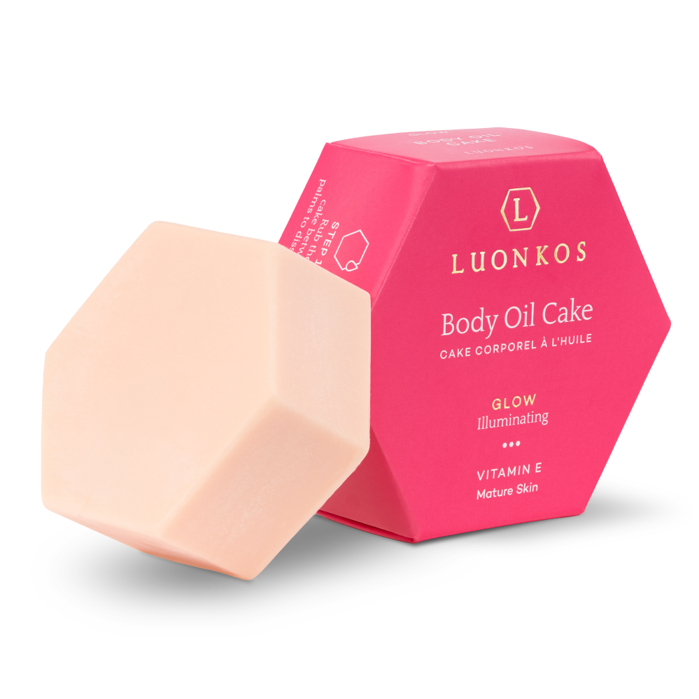 Glow body oil cake, 55 g