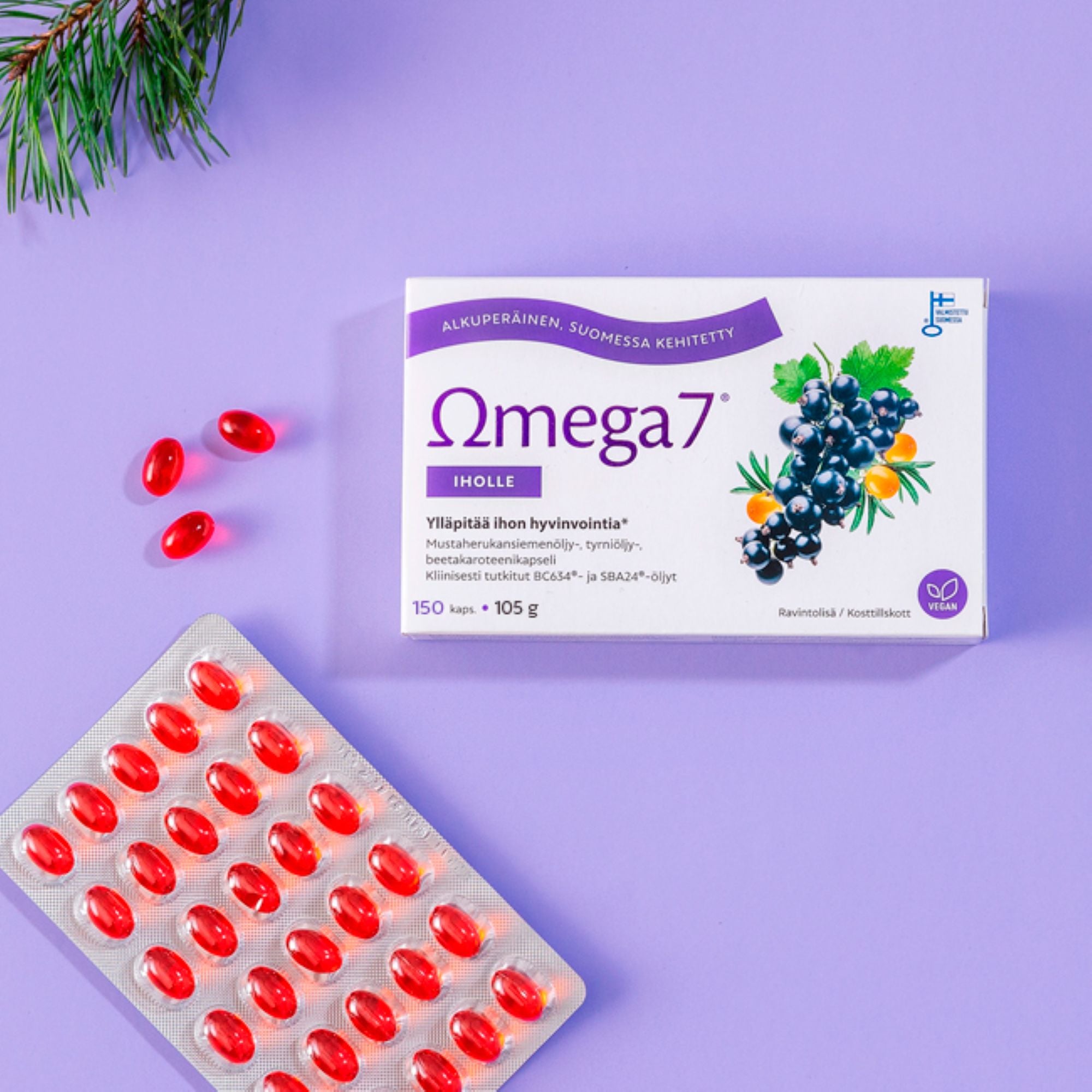 Omega7 BC634® + SBA24® Iholle, 150 kaps