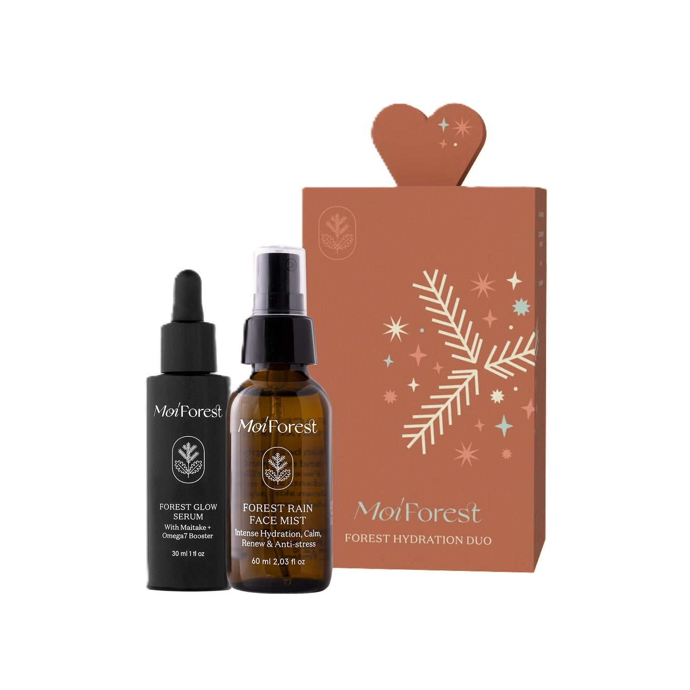 Forest Hydration Duo Gift Box, 60 ml + 30 ml