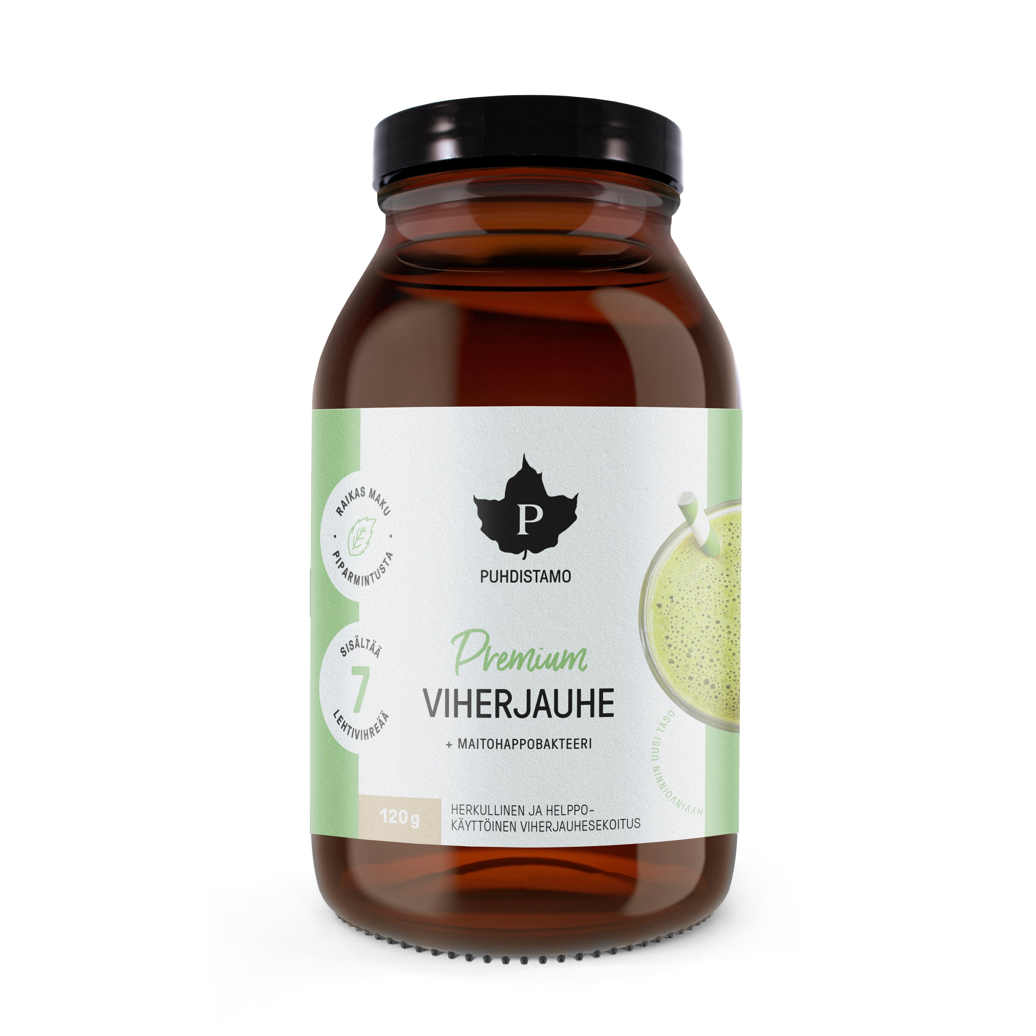 Premium Viherjauhe (+ maitohappobakteeri) , 120 g