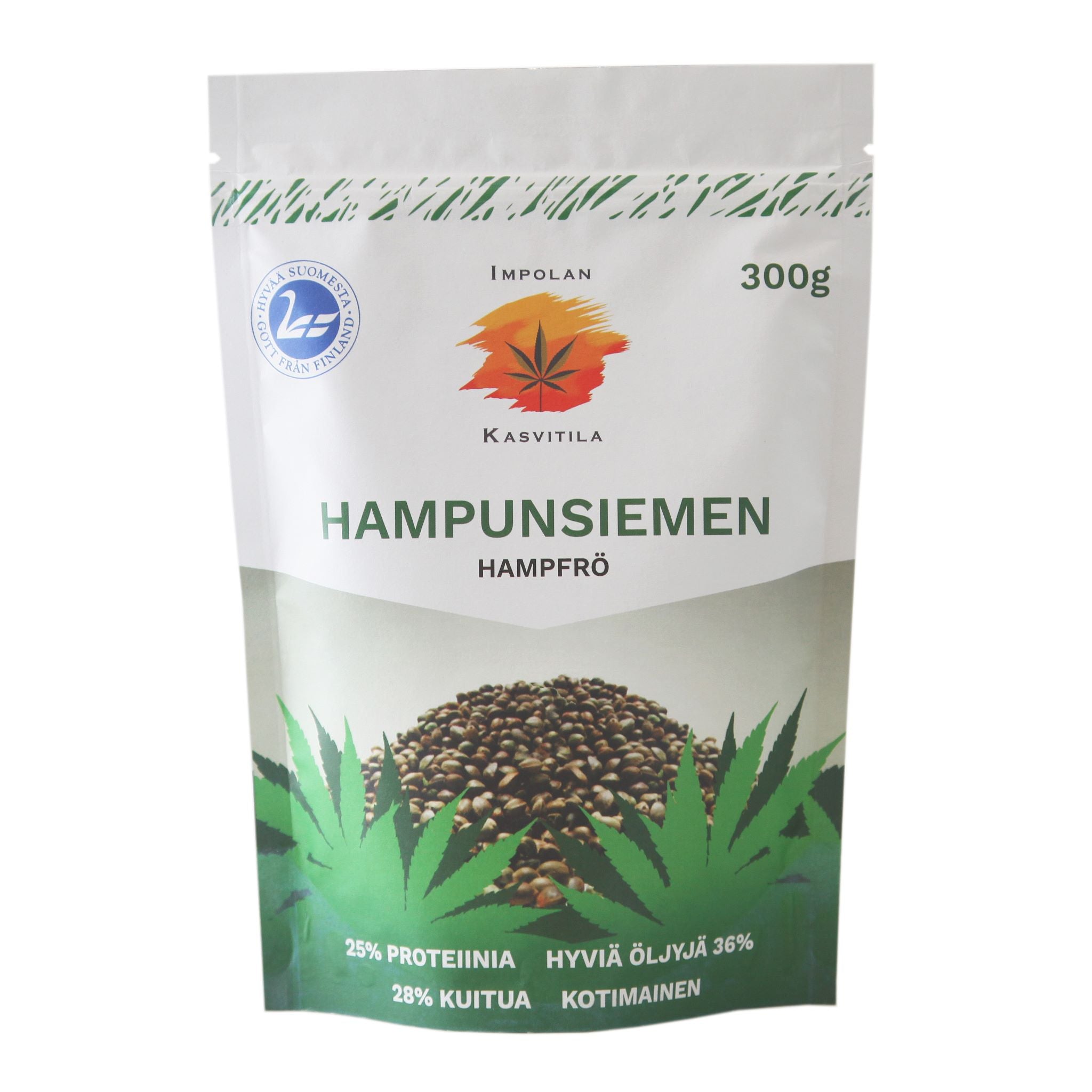 Hampunsiemen, kokonainen, 300 g