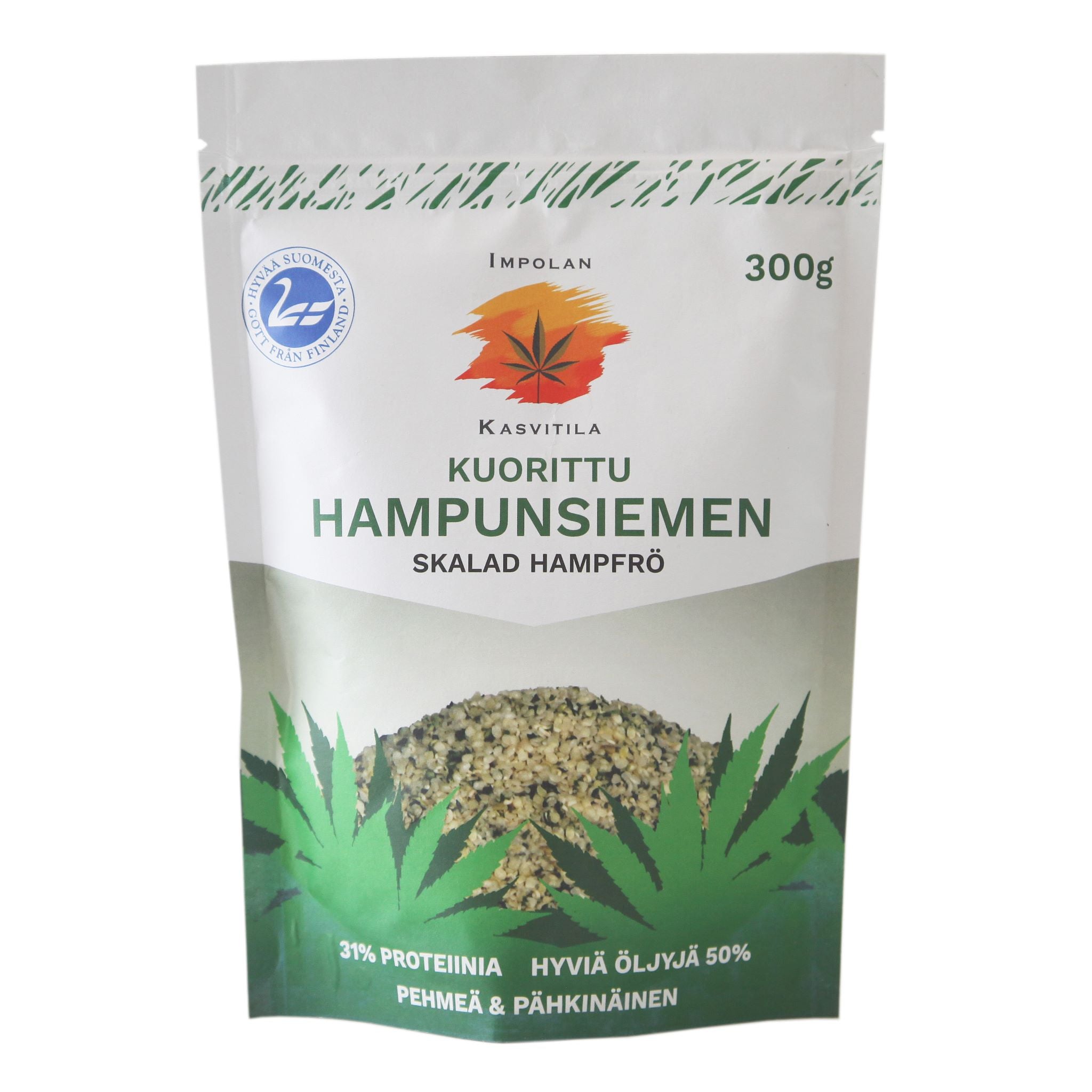 Kuorittu hampunsiemen, 300 g