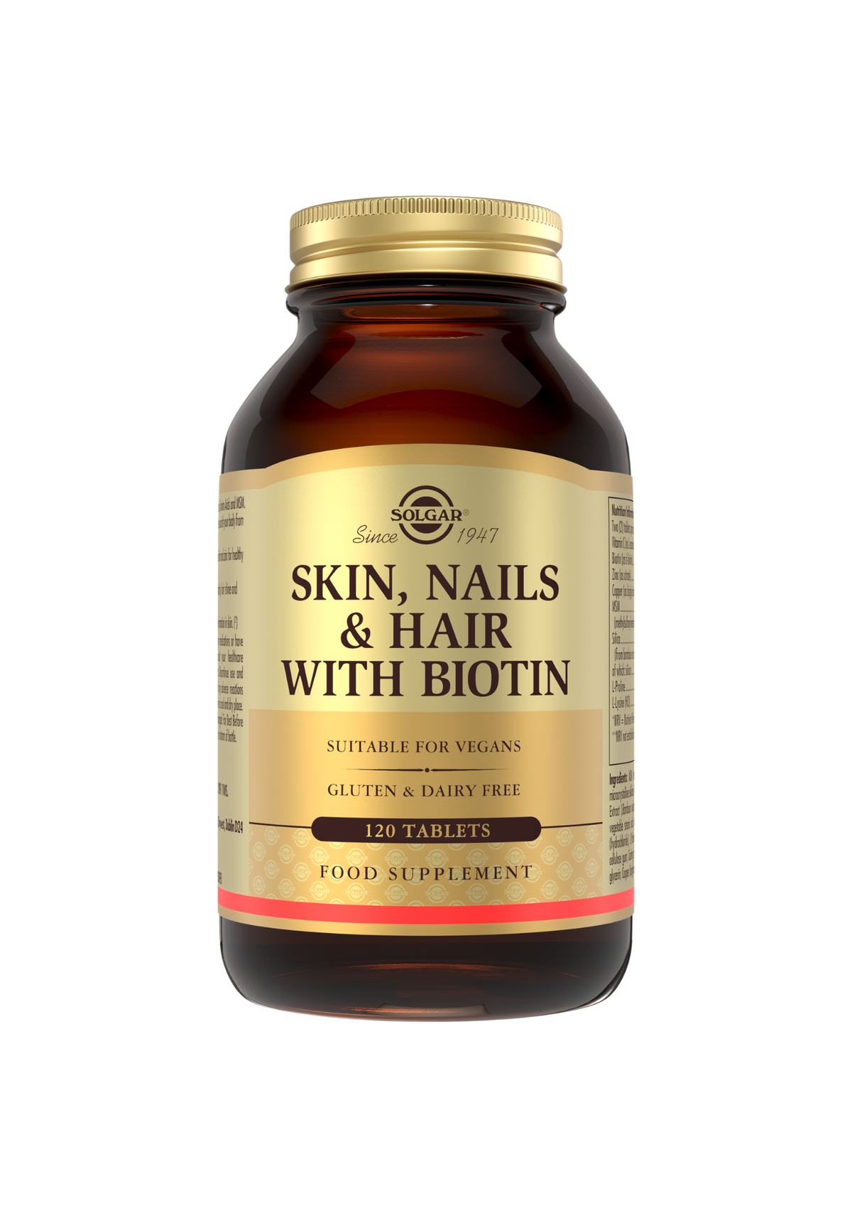 Skin, Nails & Hair with Biotin, 120 tabl.