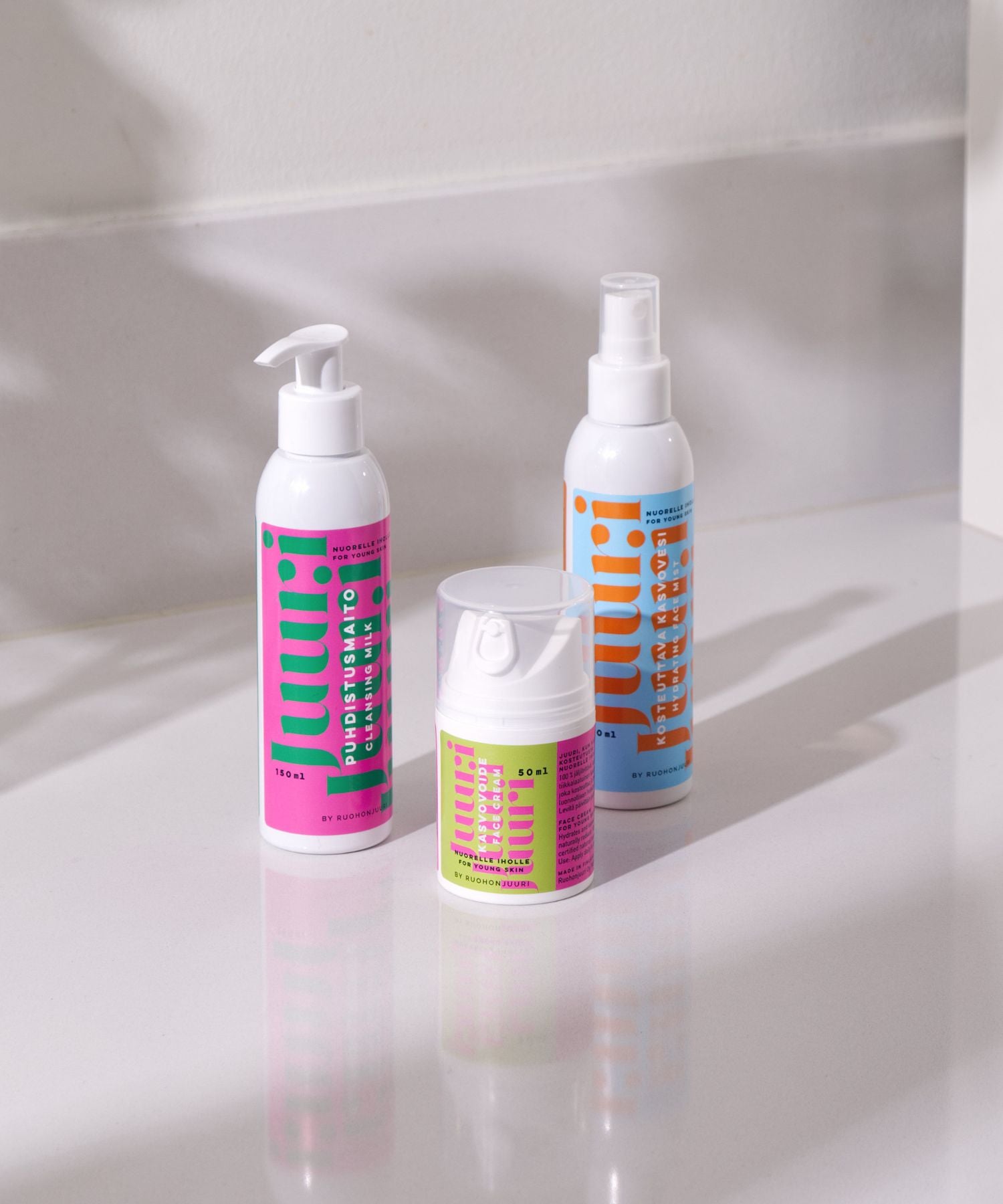 Juuri ihonhoitosarja nuorelle iholle