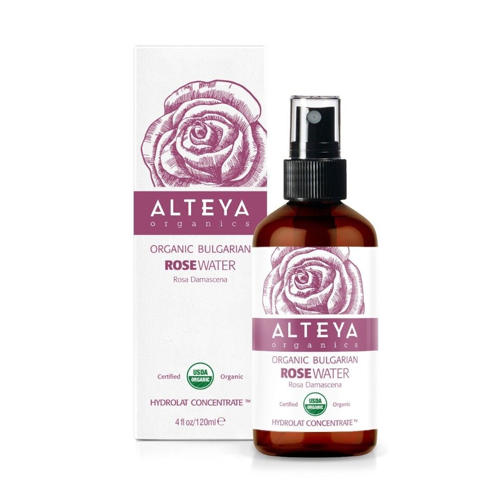 Alteya Organics Ruusuvesi Organic Bulgarian Rose Water 120 ml