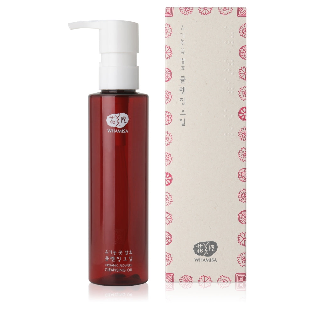 Whamisa Organic Flowers Cleansing Oil -puhdistusöljy, 150 ml.