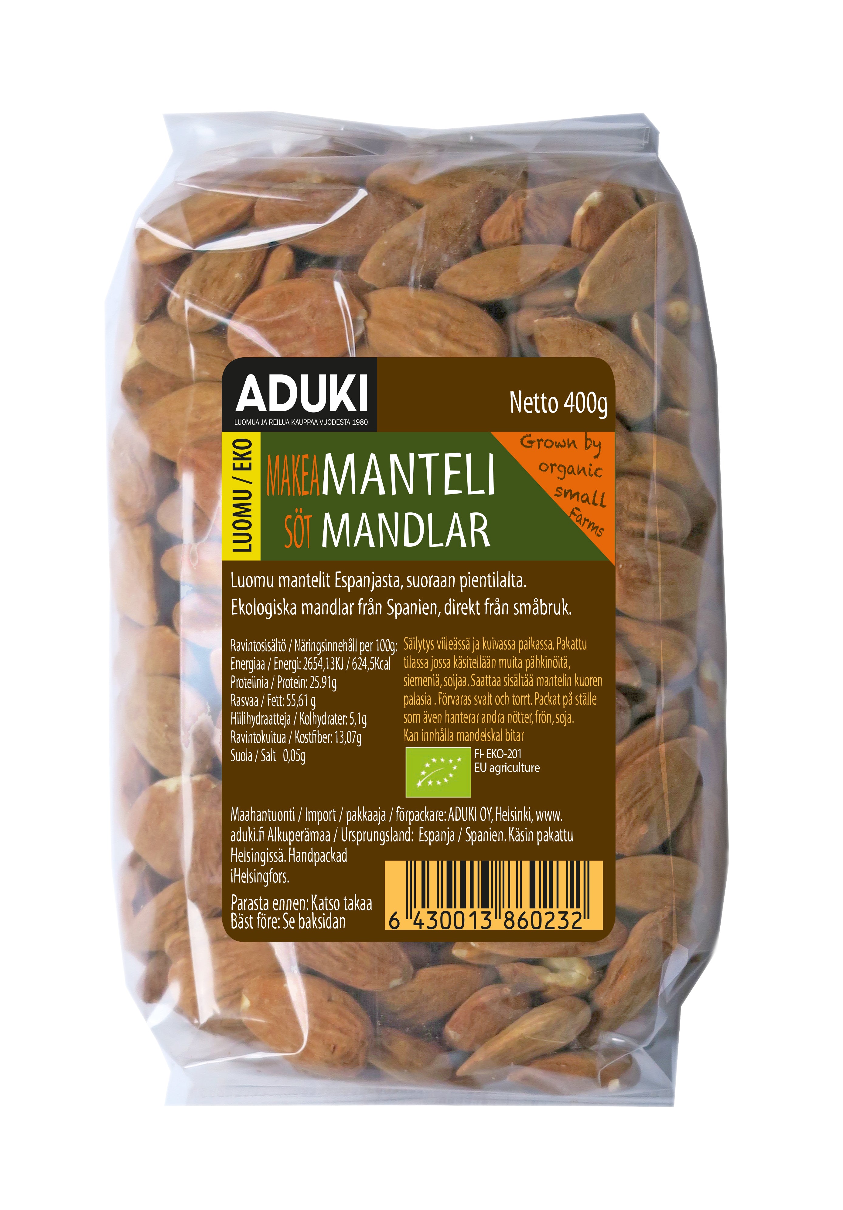 Aduki Mantelit Luomu, 400 g.