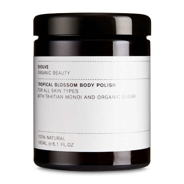 Evolve Sokerikuorintavoide (Tropical body polish), 180 ml.