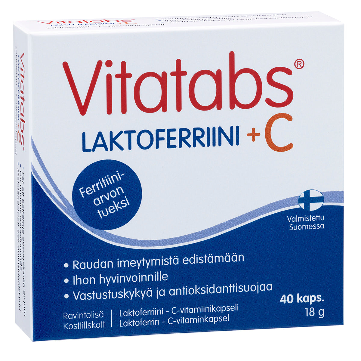 Vitatabs Laktoferriini + C, 40 kaps