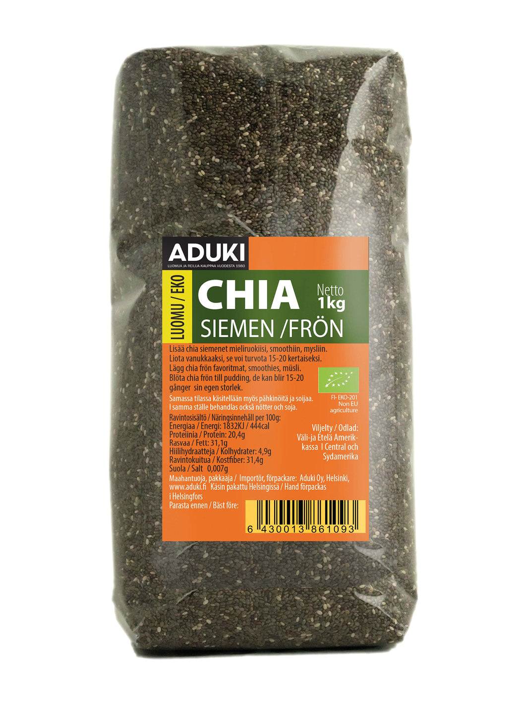 Chia-siemenet, 1 kg