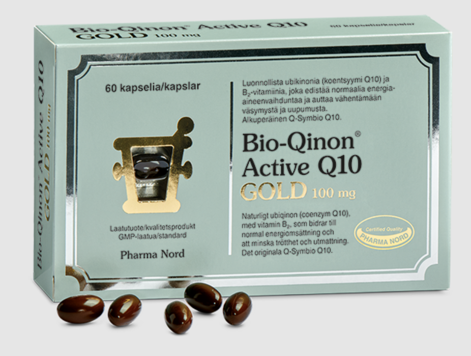 Bio-Qinon Active Q10 GOLD - luonnollista ubikinonia