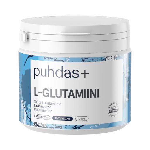 Glutamiinijauhe, 200g