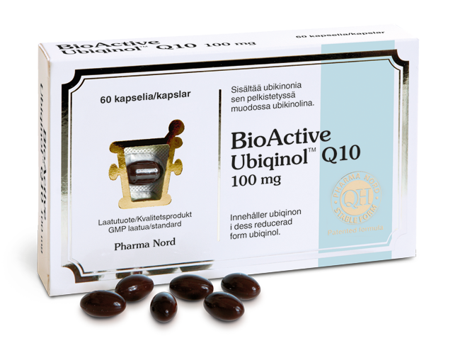 Pharma Nord BioActive Ubiqinol® Q10, 100 mg.