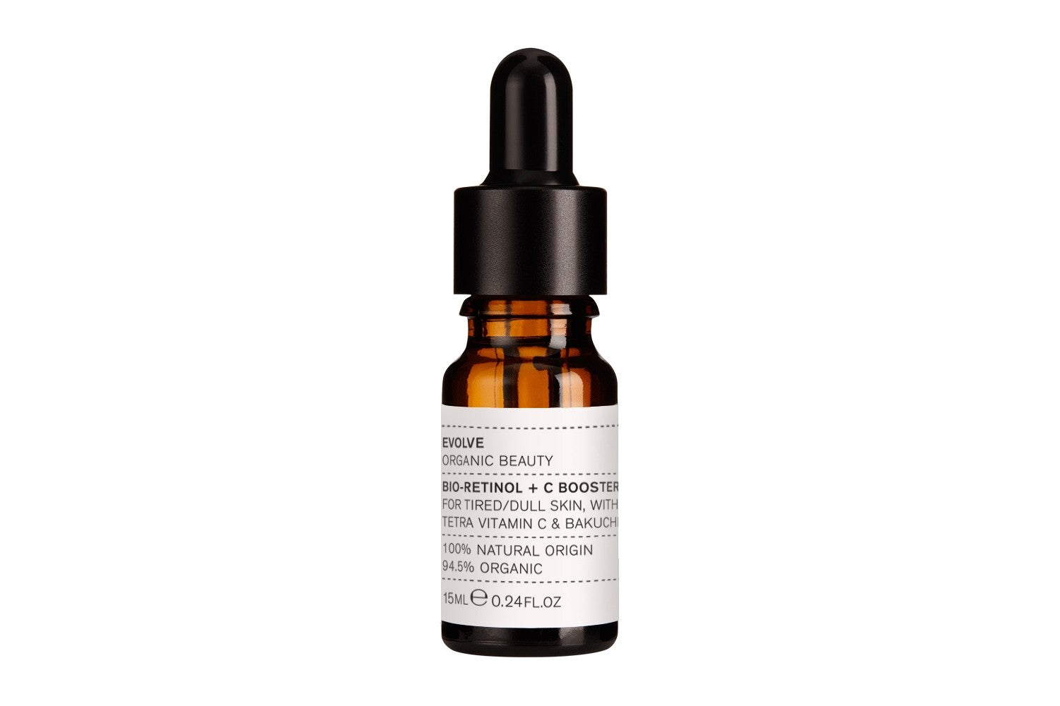 Evolve Bio-retinol+ Vitamin C booster with Bakuchiol, 15 ml.